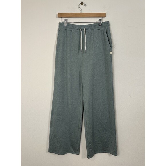 Vuori Halo Essential Wide Leg Pants Size M Lounge Pants Vintage Pistachio - Picture 3 of 6